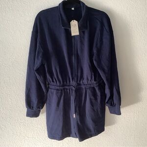 NWT Navy Blue Women's Shorts Jumper